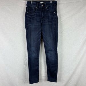 Good American Good Legs Mid-Rise Dark Wash Skinny Jeans Size 25